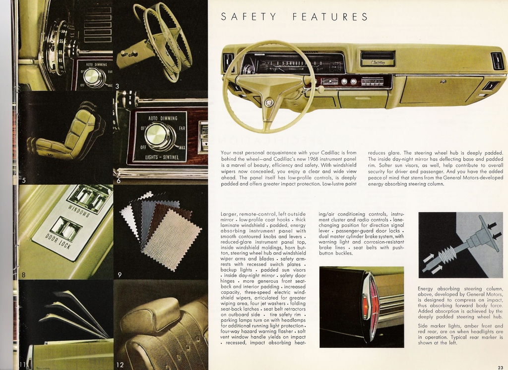 1968 Cadillac Canadian Brochure Page 8